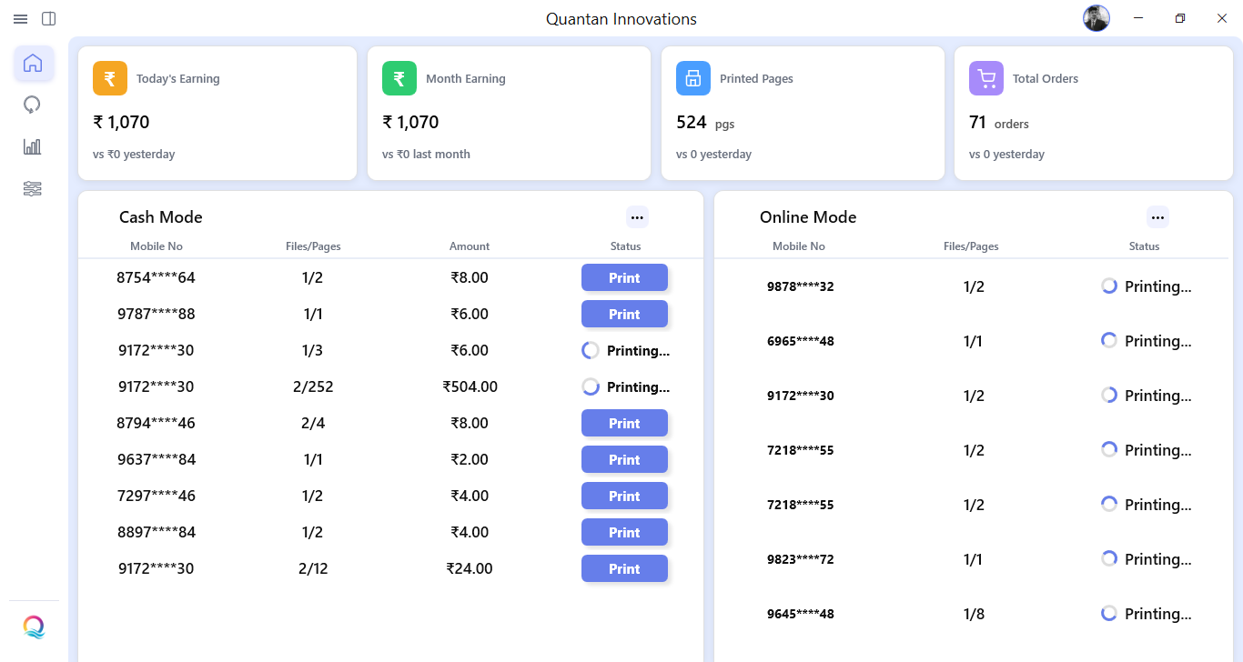 Quantan.io Intelligence Platform